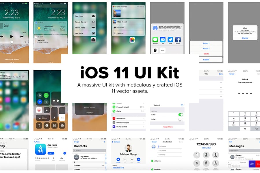 iOS UI Design Kit